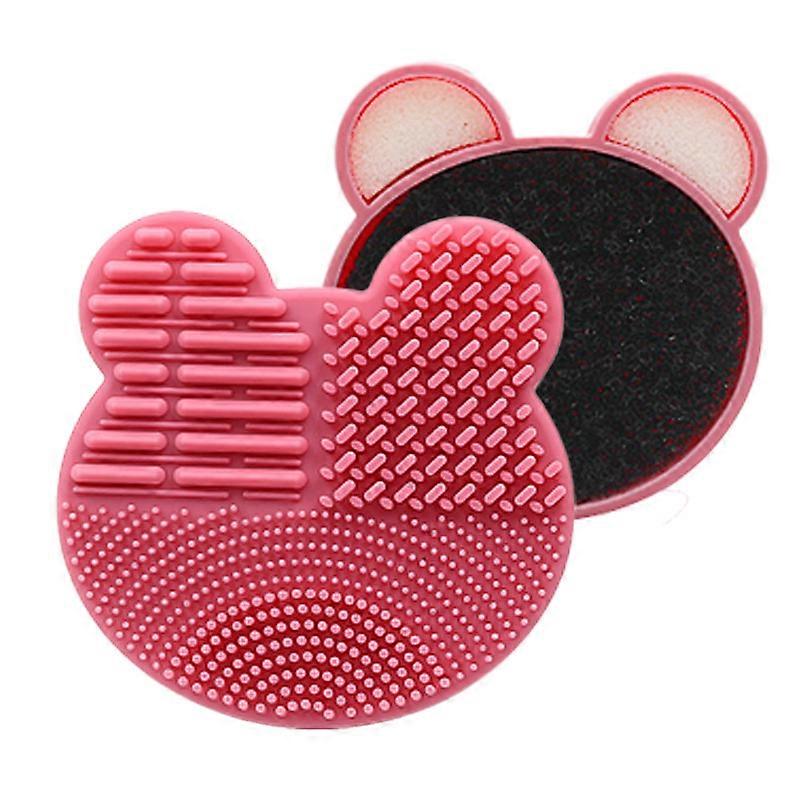 2 In 1 Makeup Brush Cleaner Bear Shape