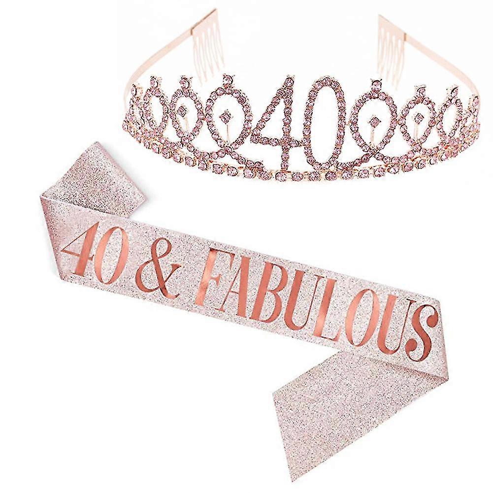 طقم تاج نسائي لامع من أحجار الراين مطبوع عليه حروف - لوازم حفلات أعياد الميلاد - Jikaix