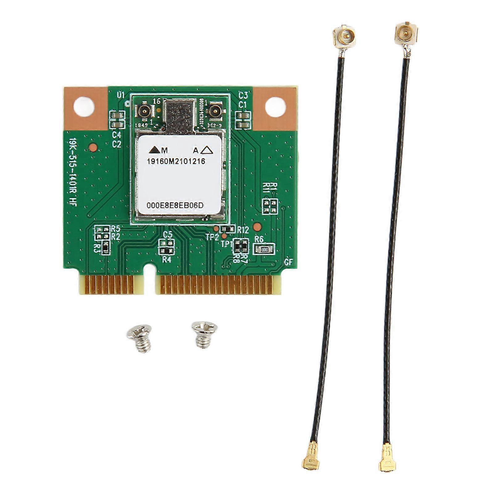 Placa WiFi 2.4GHz 5GHz Dual Band com Leadwire Tamanho Compacto Instalação Simples Módulo Sem Fio 1200Mbps YEMMA