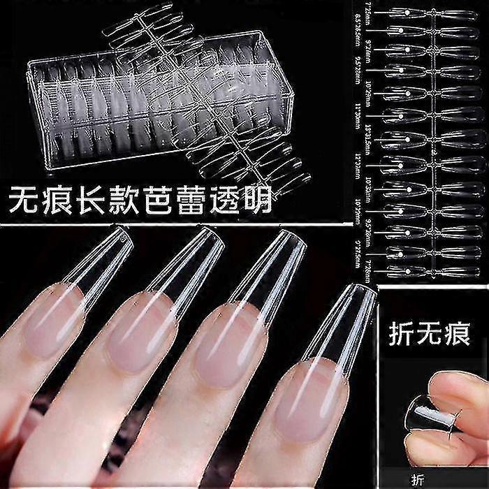 230pcs Transparente Nail Enhancement Traceless Ultra-thin False Nail Patch Full Paste Half Paste Natural Extension