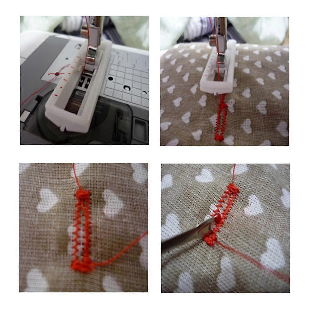 2x Plastic Works Picioare automate de presiune a piciorului pentru piese de mașini de cusut casnice