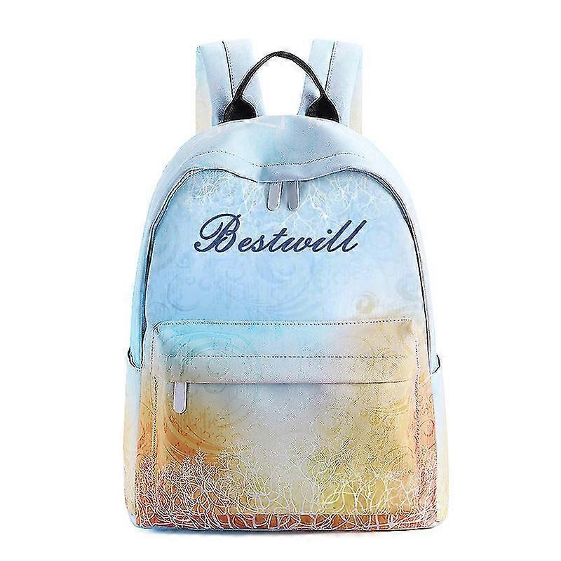 Middle School Students' Backpack Simple Campus Backpack Women's Schoolbag