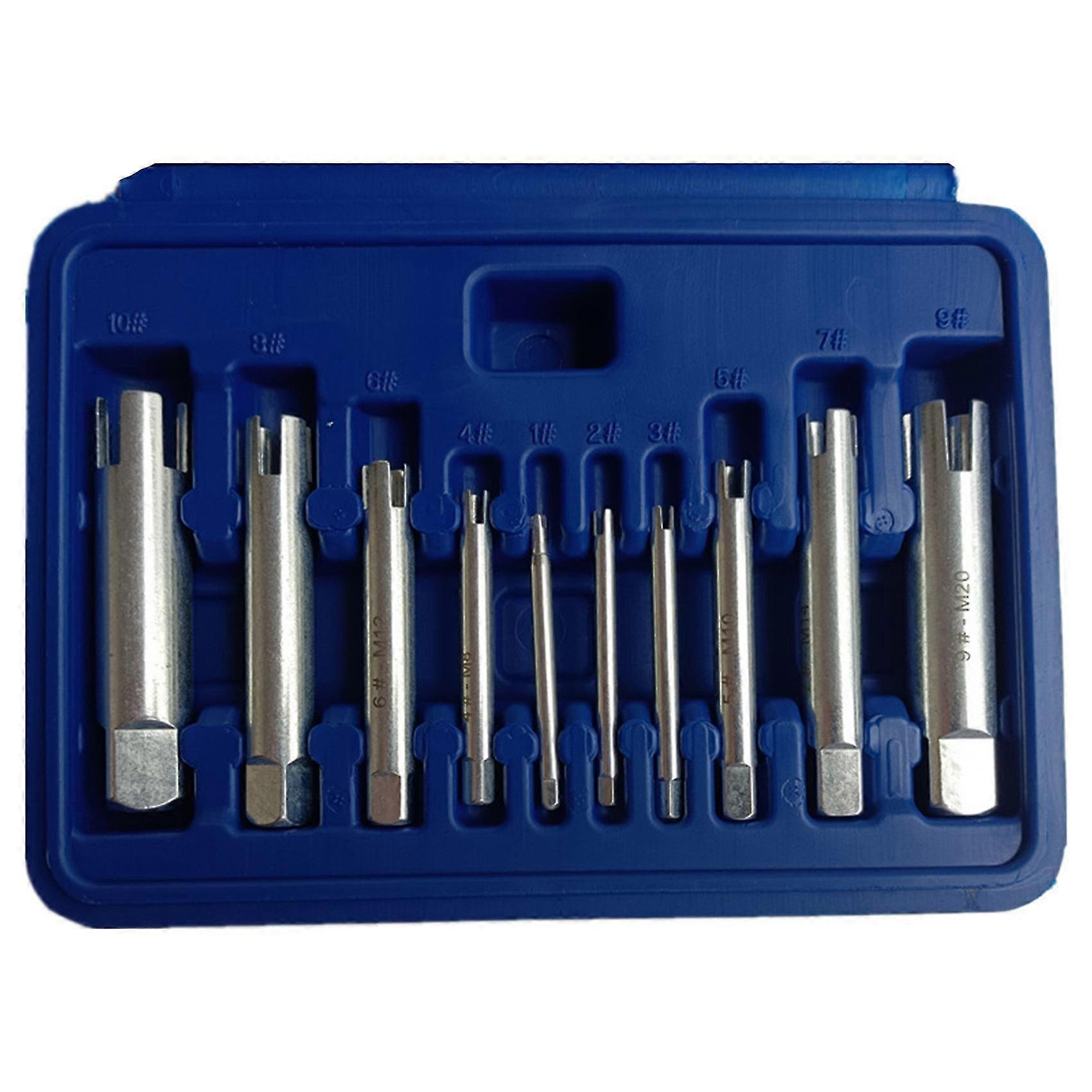 10PCS Wire Puller Broken Wire Screwdriver Tapping Device Set Tap Broken Wire Extractor -M22