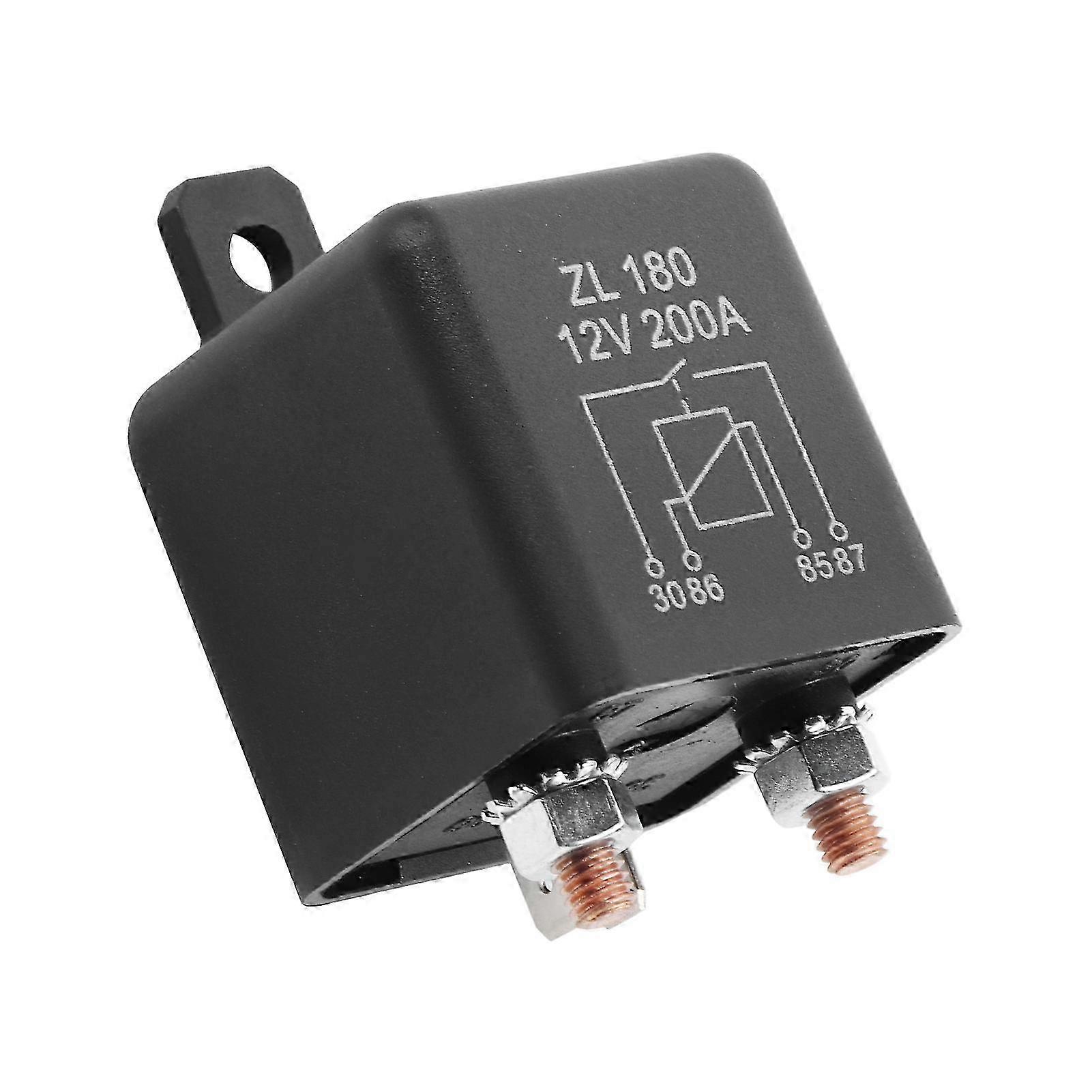 New 12V 200A Heavy Duty Split Charge ON/OFF Switch Relays Car Auto Boat 200Amp