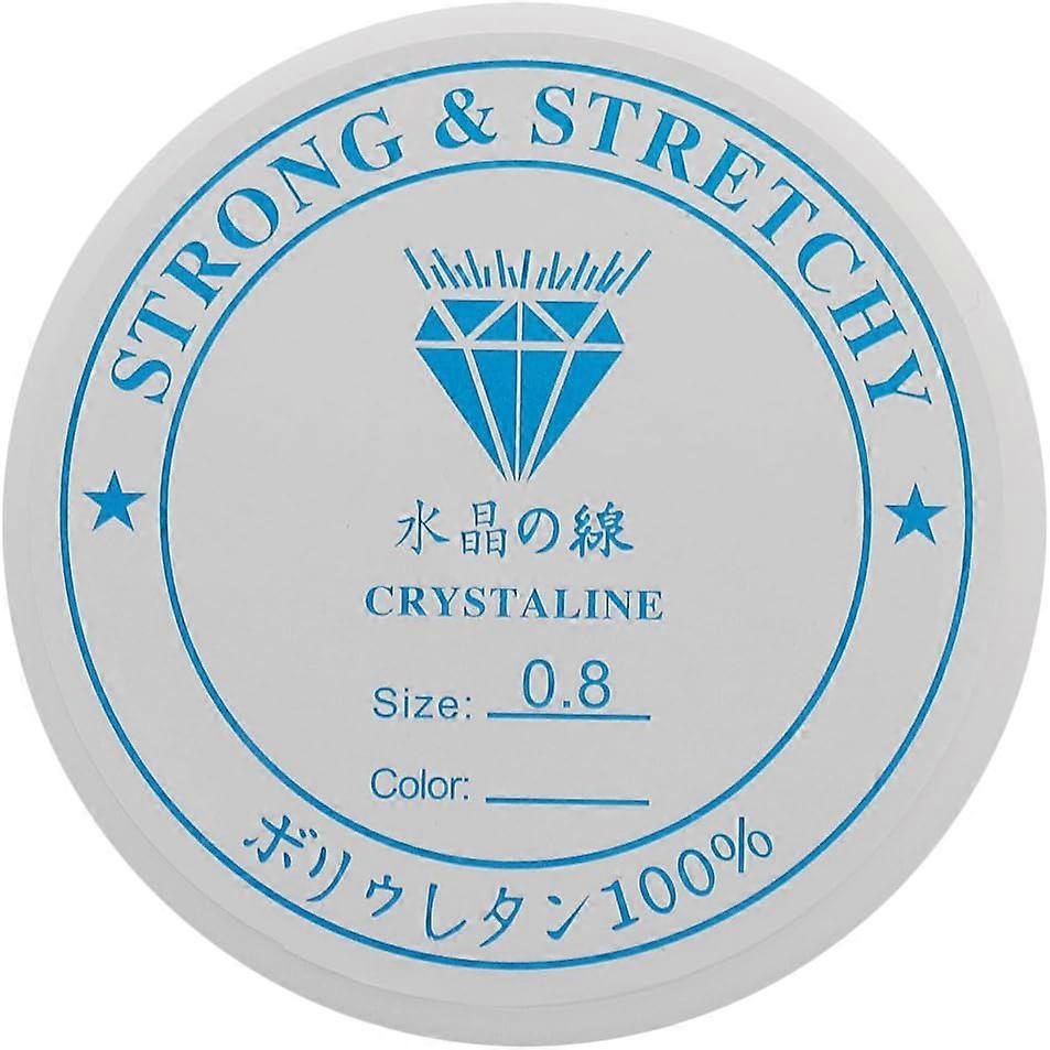 Transparent elastic cord for jewelry making