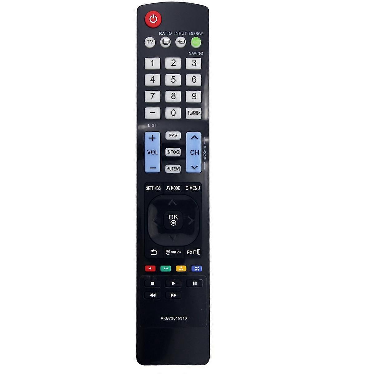 AKB73615316 Remote Replace for LG TV 47LS4600- 60PA5500- 47LS460LS4600 32LS5600 37LS5600 42LS5600 4