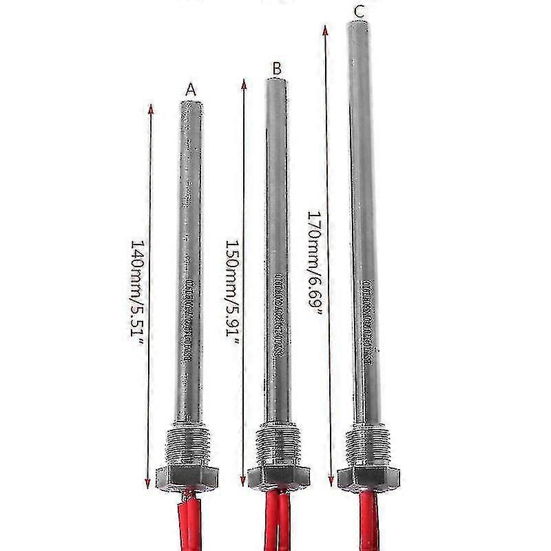 350w 220v 点火点火器热棒木颗粒炉 10*140/150/170mm M16*1.5 10x140mm / 10x150mm / 10x170mm