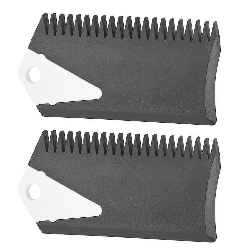 2PCS Surfboard Wax Comb Cleaner Tool PVC Accessory for Surfing Board Skaeboard