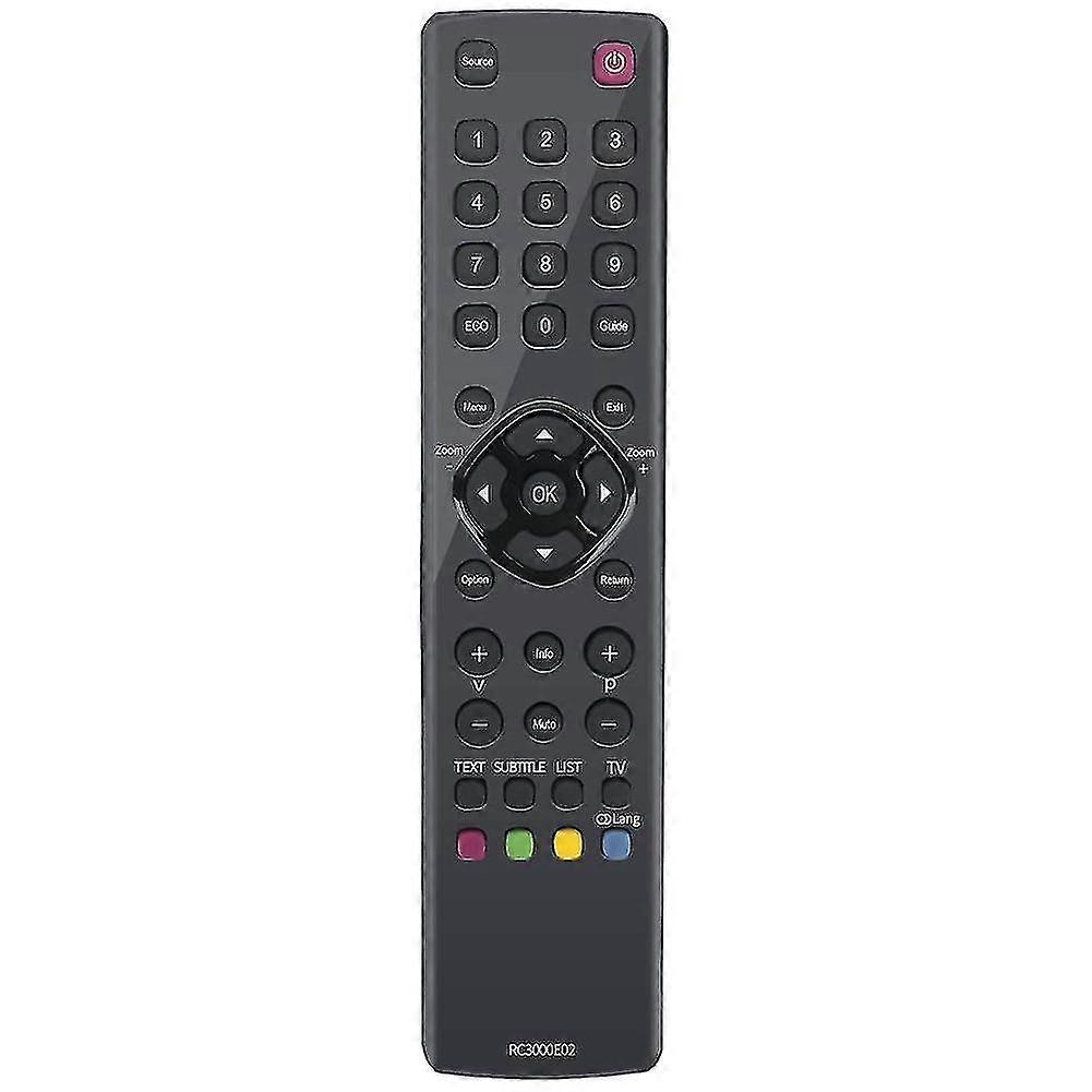 Rc3000e02 Tv L19e4103 L40e3000f L40e5200f L46e5300f L48f3300f L24d3260f L24d3270 L32d3260 için Uzaktan Kumandayı Değiştirin