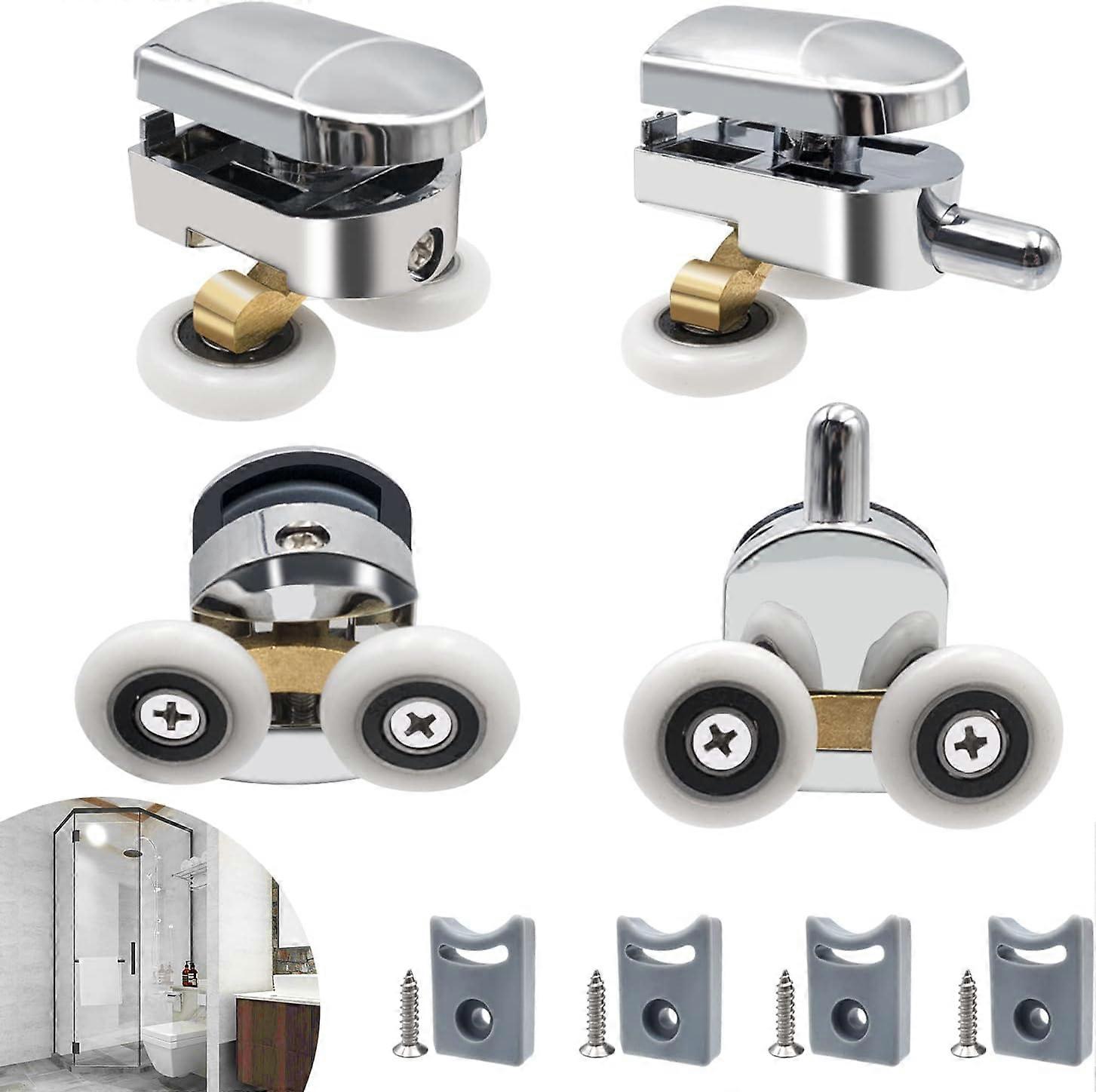 淋浴门滚轮 23 mm，4 件