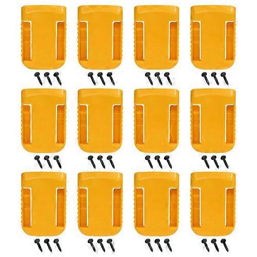 12pcsパワーバッテリーマウントハンガーシェルフ収納スタンドホルダーセットDewalt用