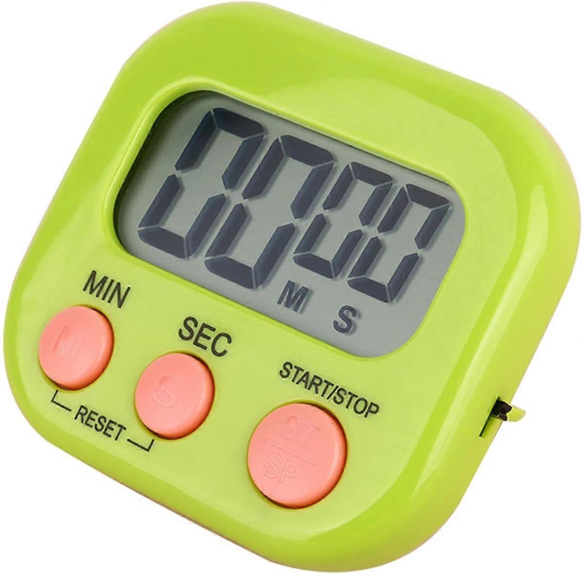 Digital Kitchen Timer with Large Display, Countdown and Count-Up, Magnetic Backing
