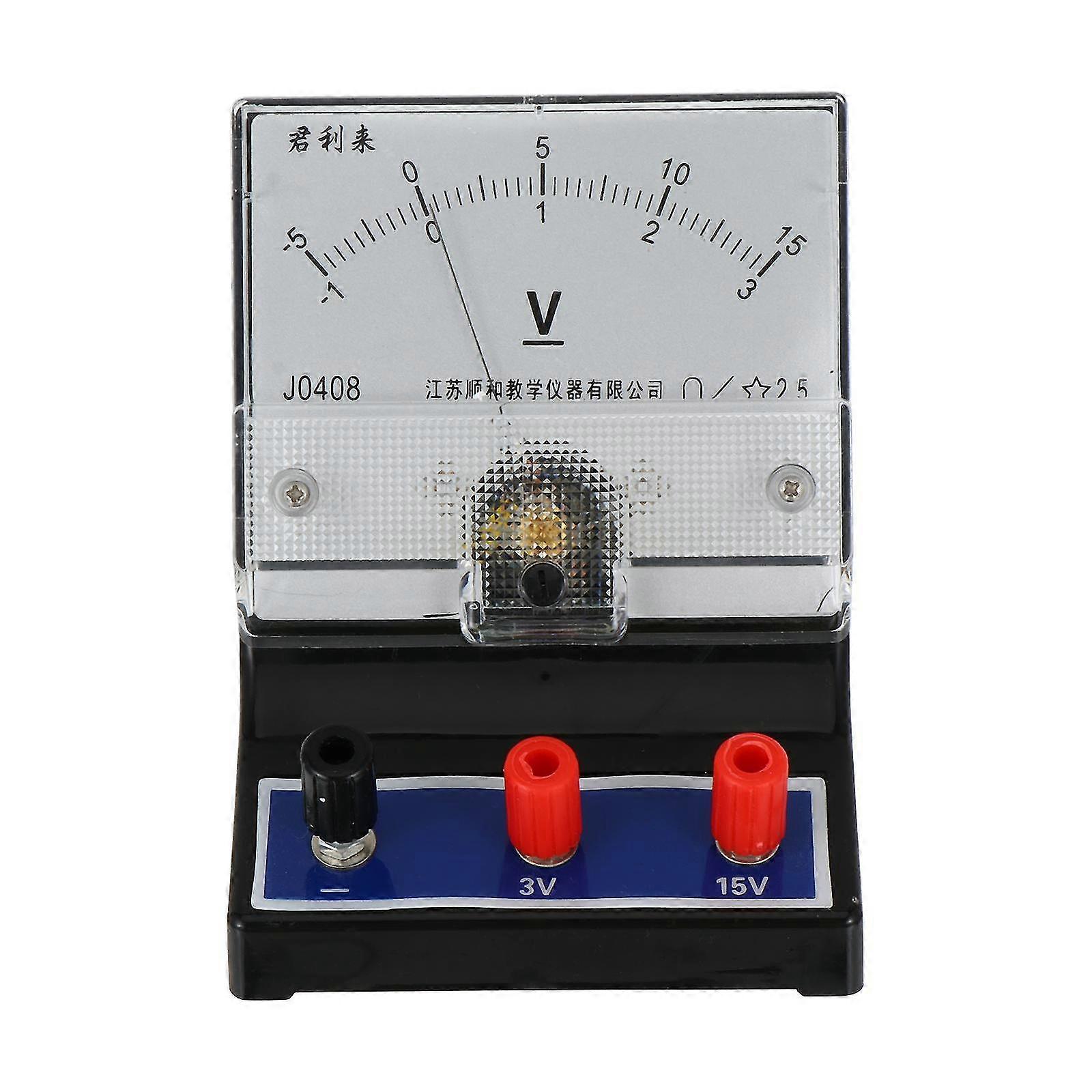 1pc Analog Voltmeter Dc Voltage Meter Voltage Measuring Tool Teaching Apparatus