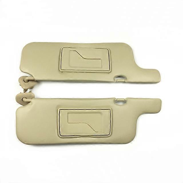 SKTOO For Toyota Corolla 2003 2012 Beige Inner Front Windscreen sun visor with makeup mirror|Sun Visors|