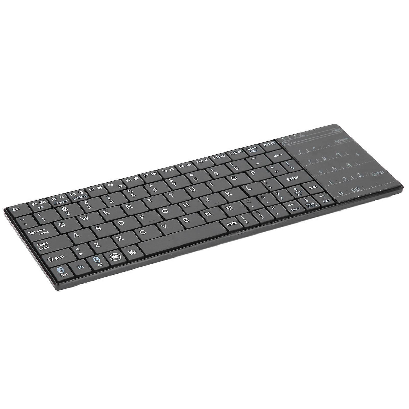 Wireless Keyboard with Touchpad Ultra Thin for Bluetooth PC Computer Supplies