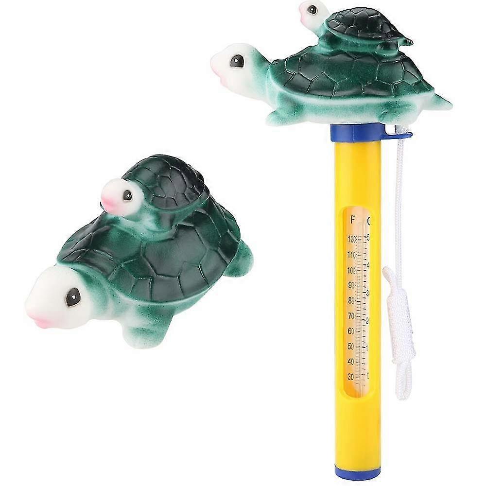 Floating  Swimming Pool Thermometer With String (Turtle)