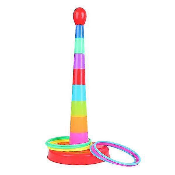 Pædagogisk Farverig Ring Kast Puslespil Legetøj Plast Intelligens Udvikling Forældre-barn Sport Spil