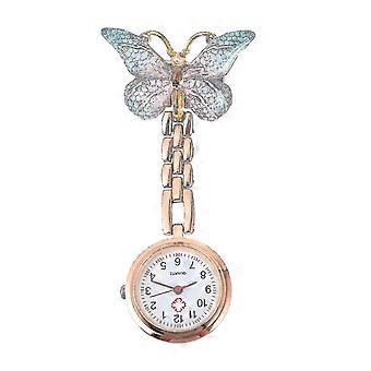 Chest Watches Pocket Nursing Watch Butterflies Quartz Watches For Nurse Student