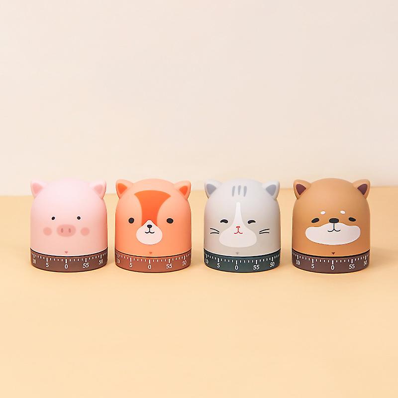 Egg Timer, Cute Manual Mechanical Kitchen Timer, Professor 60min (67x60x60mm)