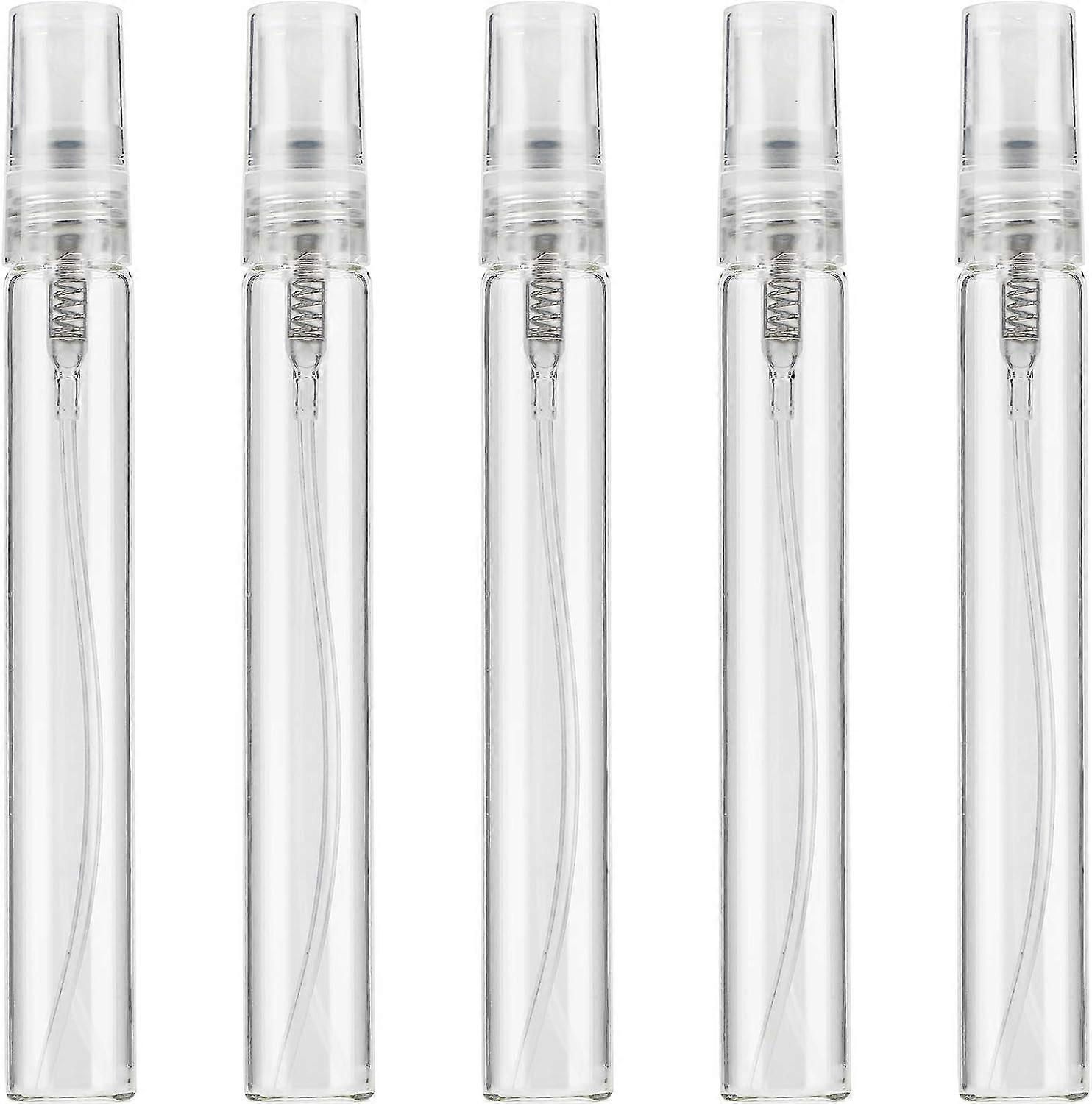 Clear spray bottle, refillable perfume atomizer, small glass liquid container