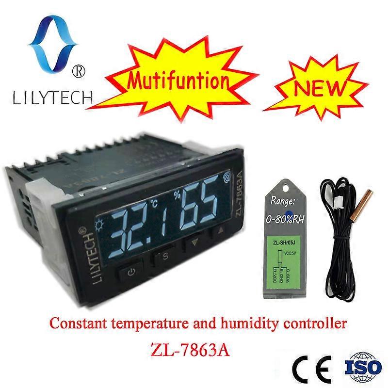 LILYTECH, ZL-7863A, Constant temperature humidity controller, Day night simulation, Greenhouse Reptile Room controller