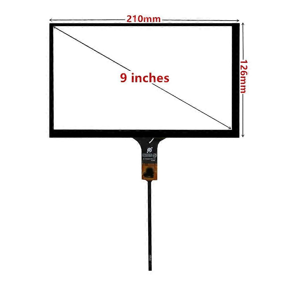 3.5 4.3 5 6.5 7 8 9 pouces Numériseur à écran tactile capacitif universel pour le verre d’écran tactile multimédia de navigation de voiture 9 inch