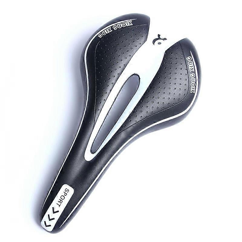 Bicycle Saddle PU Leather Bicycle Saddle MTB Road Mountain Bike Saddle Cycling Hollow Seat Cushion Bicycle Parts