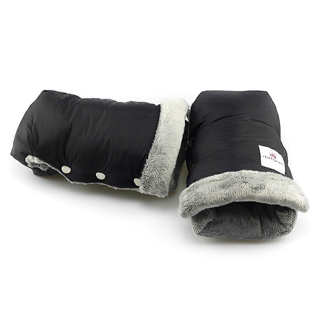 Soft Women's Fingerless Gloves Stroller Hand Muff Soft Warm Handlebar Gloves