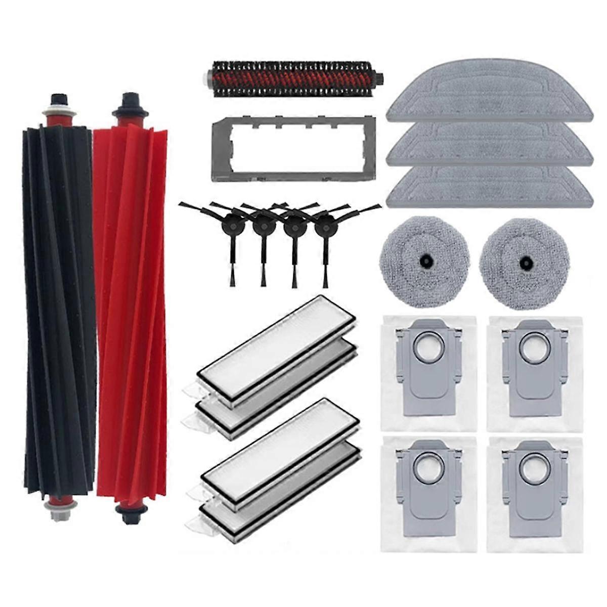 21PCS pre S8 MaxV Ultra robotický vysávač príslušenstvo Hlavná bočná kefa Hepa filter mop vrecká na prach náhradné diely