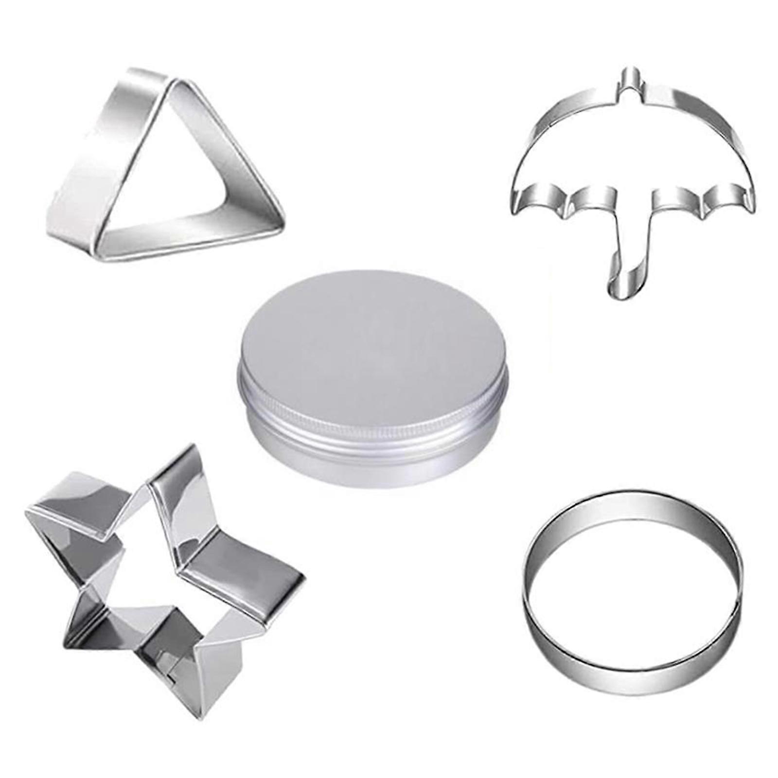 Stainless Steel Cookie Sugar Cookie Molds Button Sugar Cookie Box Baking Cookies DIY Flipping Sugar Making Tools