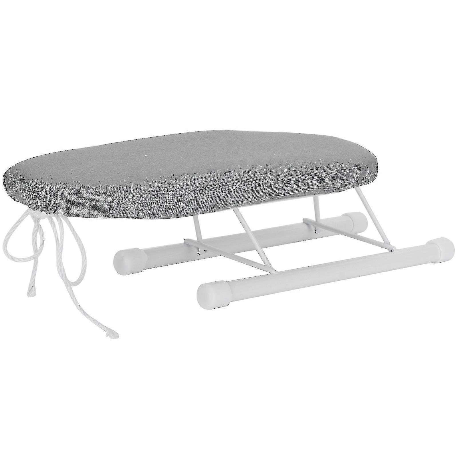 Mini Ironing Board Foldable Sleeve Cuffs Collars Ironing Table For Home Travel Usesilver Cloth