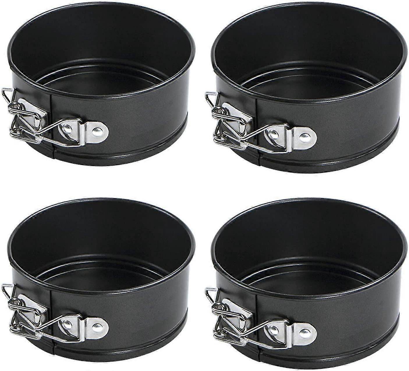 4.3 Inch Mini Springform Pan Set Of 2 Pieces Cheesecake Pans With Removable Bottom