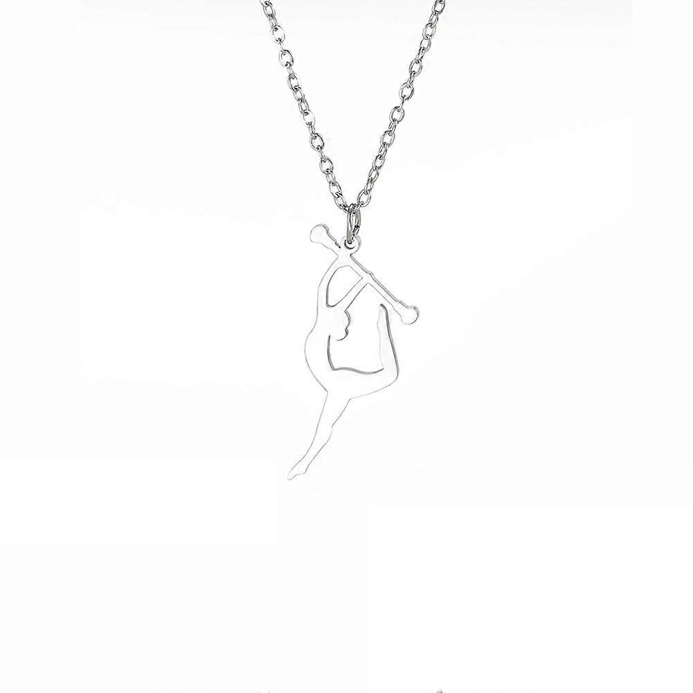 Simple Design Dancer Gymnastics Necklace for Womens