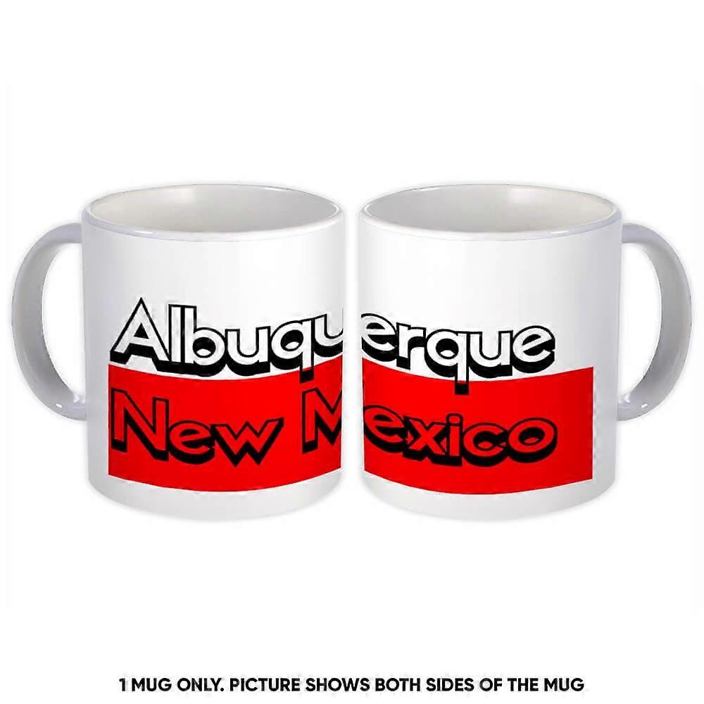 Gift Mug: Albuquerque New Mexico Rectangle