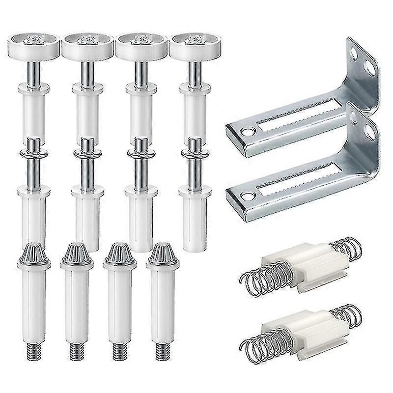 16pcs Bifold Door Hardware Bi-fold Closet Door Hardware Tool Kit