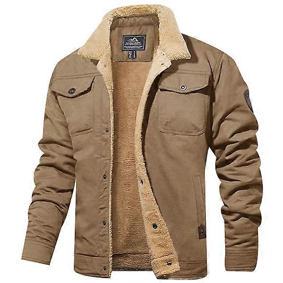 Giacche cargo foderate in pile termico invernale foderato da uomo