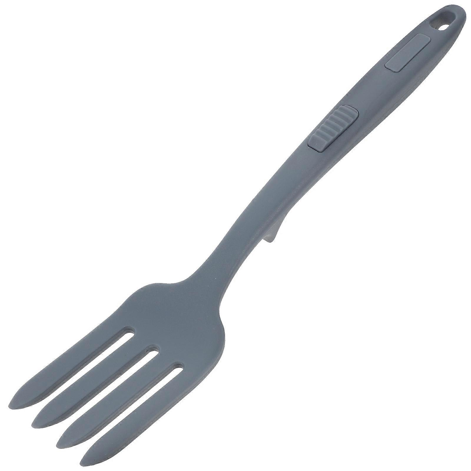 Kitchen Pasta Server Fork Reusable Cooking Food Fork Washable Large Fork Ergonomic Food Fork