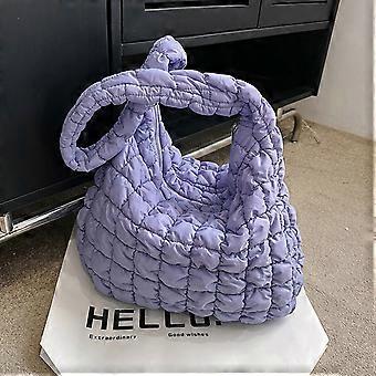 Damen Umhängetasche Gepuffert – Gesteppte Tragetasche, Nylon, 44x30 Cm