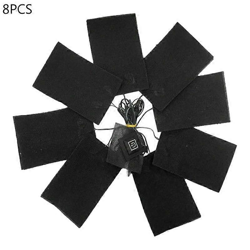 5V Elektrisk Vintervärmare Termisk Väst Kläder Jacka Värmare USB Värmeplatta