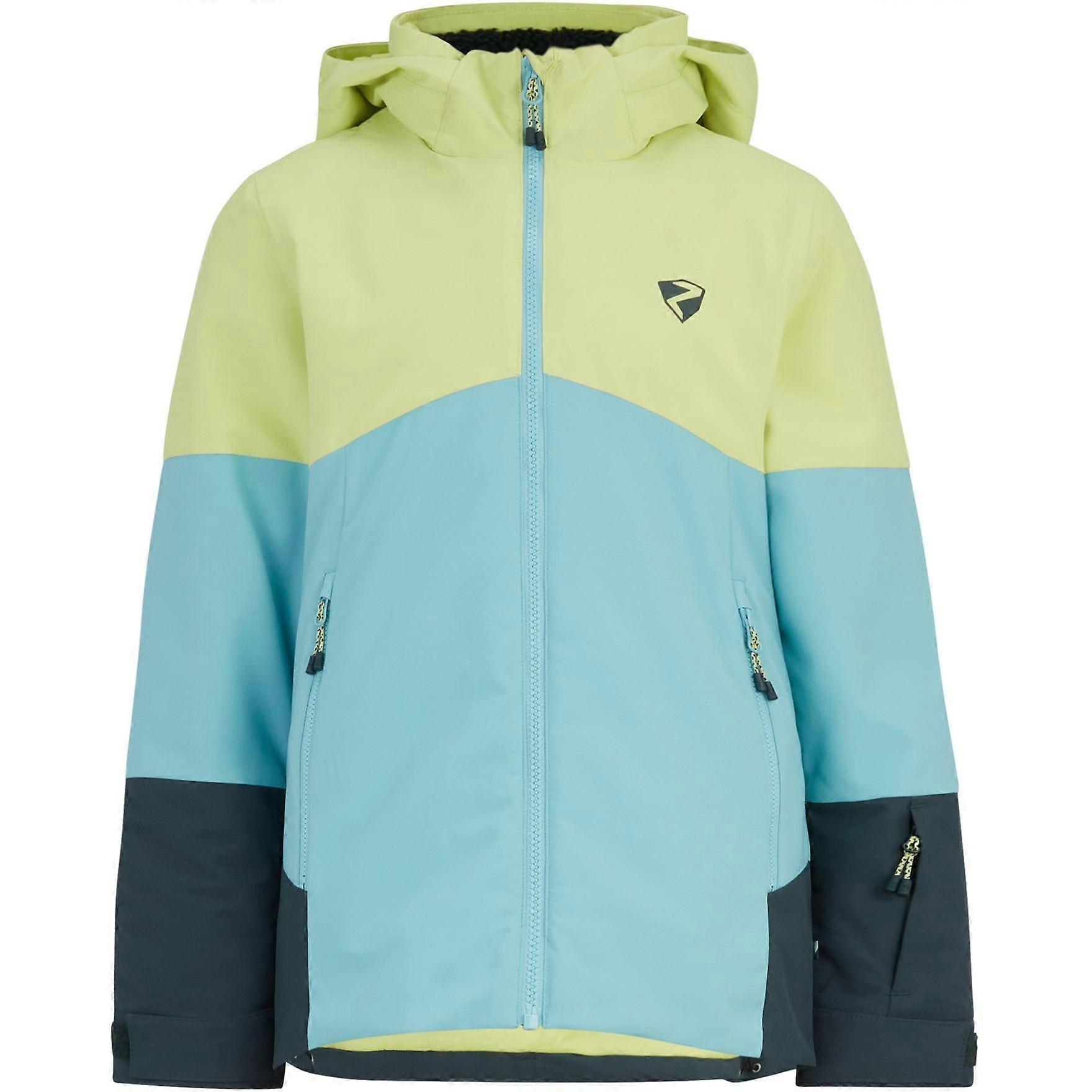 Ziener Skiwear Girls Ski Jacket - AMAJA lime light