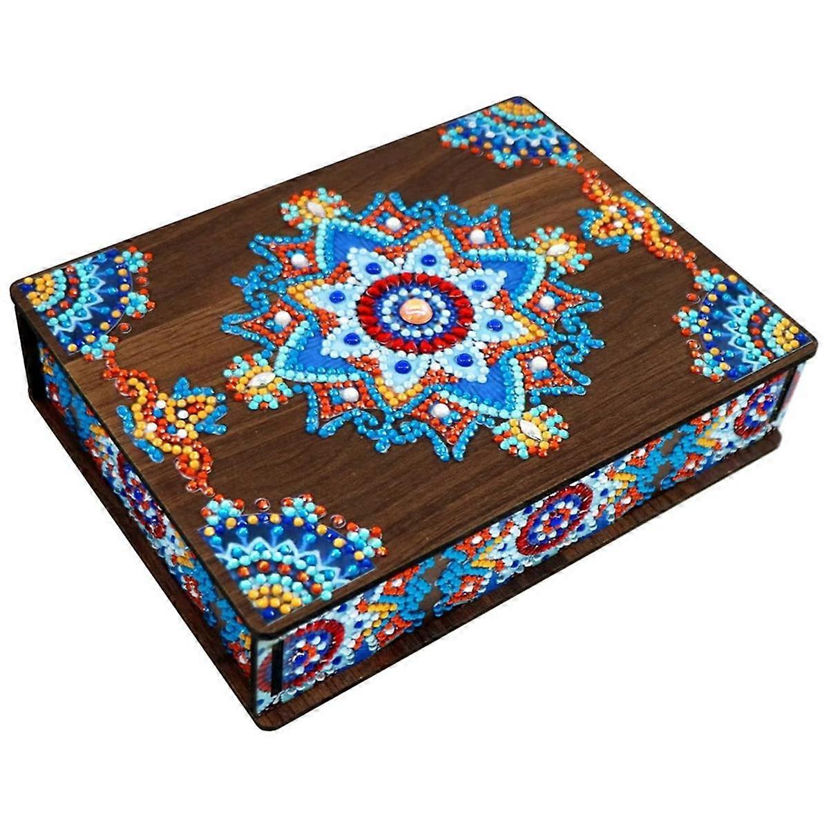 DIY Mandala Wooden Box Box for Diamond Art Decorative Box for Gifts Desktop Decor
