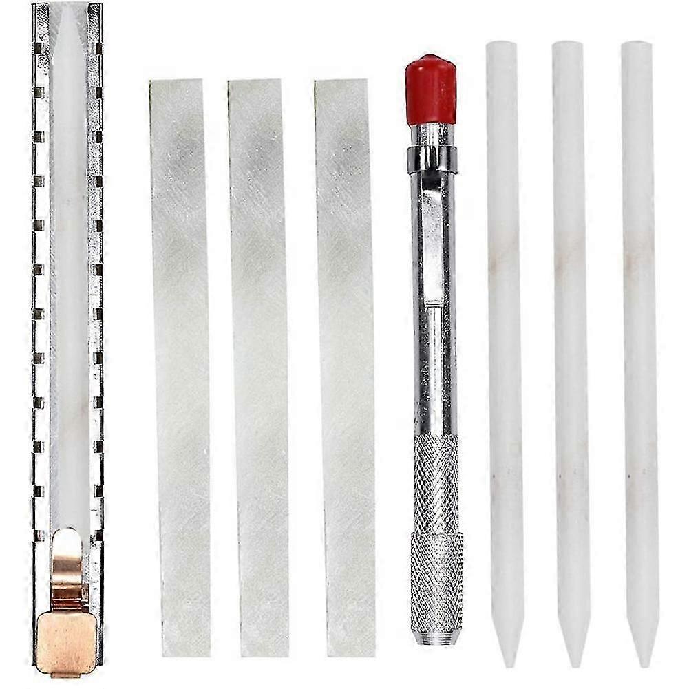 Soapstone Holder Set, Flat and Round Holder,Soapstone for Welding