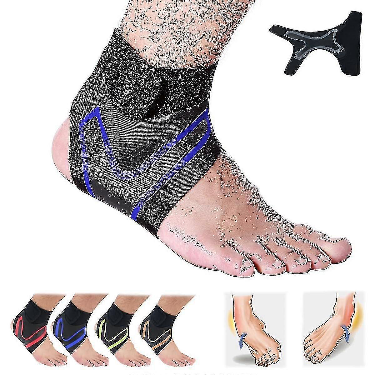 Tryxwrap Foot Wrap, Tryx Foot Wrap, Tornozeleira compatível com alívio torcido tornozelo, neuropatia e fascite plantar, tornozelo Foot Support Compression