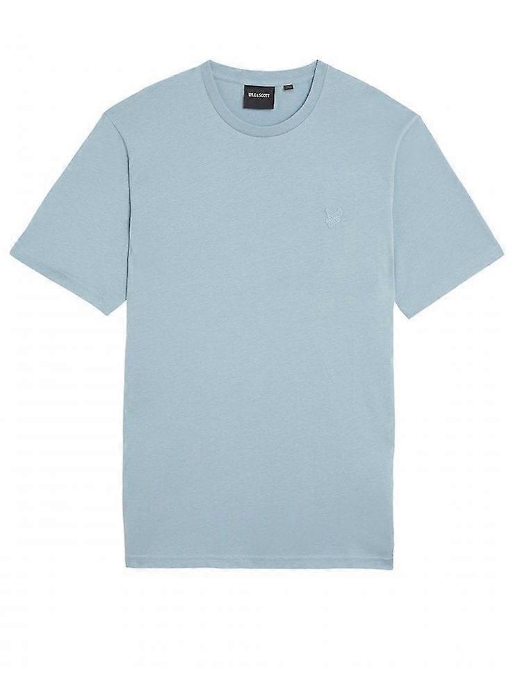 Men's Lyle & Scott Tonal Eagle T Shirt Blue Ash