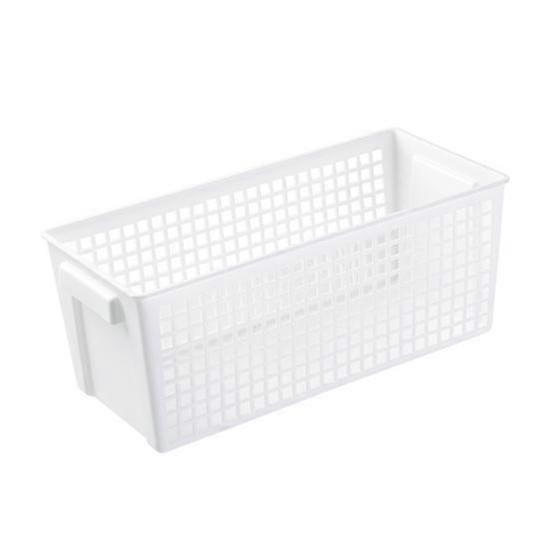 Box Capacity Strong with Handle Large Desktop Storage Load-bearing Hollow Ventilated Drying Storage Basket