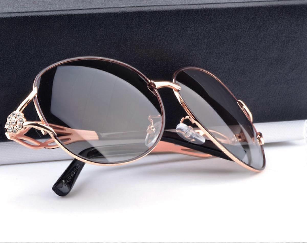 Womens Polarized UV Protection Round Sunglasses