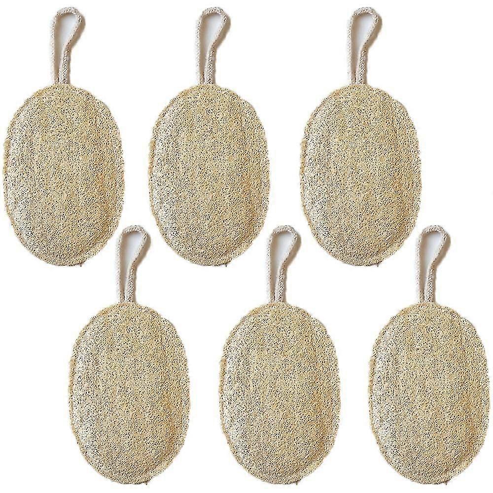 6 Pack Exfoliating Face And Body Wash Cloths Towel Soft Weave Bath