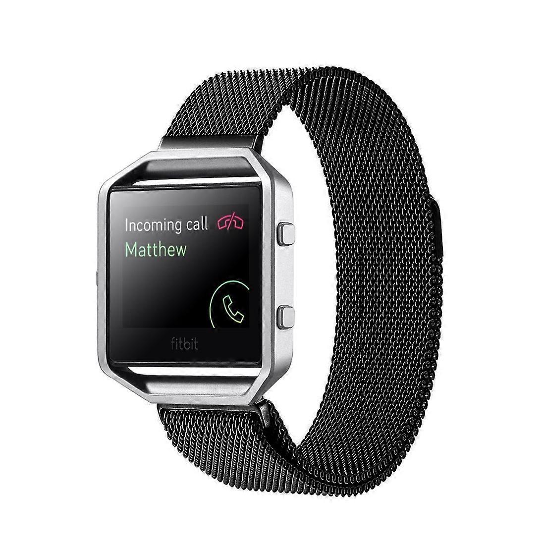 For Fitbit Blaze Watch Loop Magnetic Closure Clasp Stainless Steel Watchband