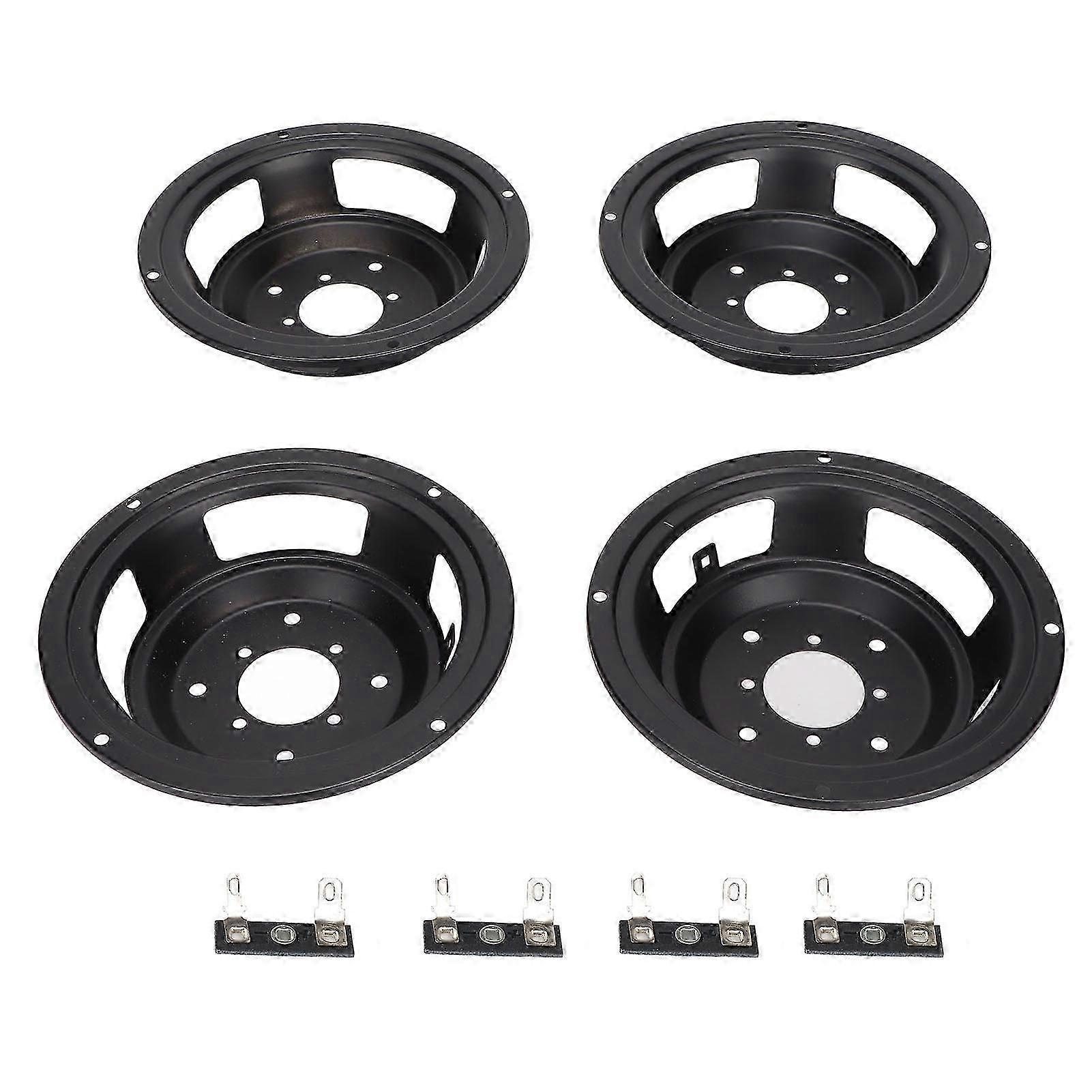 4pcs Speaker Basin Frame 5 Inch Reverse Speaker Basin Stand With Foot Solder Tabs For Diy Speaker And Repairing Speaker