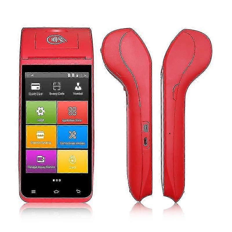 Bluetooth φορητή ταμειακή μηχανή all-in-one σάρωση πληρωμής τερματικό παραγγελίας κώδικα